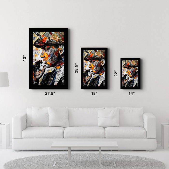 Wallity Pintura Decorativa de Vidrio Templado Multicolor 46 x 72 cm Wallity Pintura Decorativa de Vidrio Templado Multicolor 46 x 72 cm
